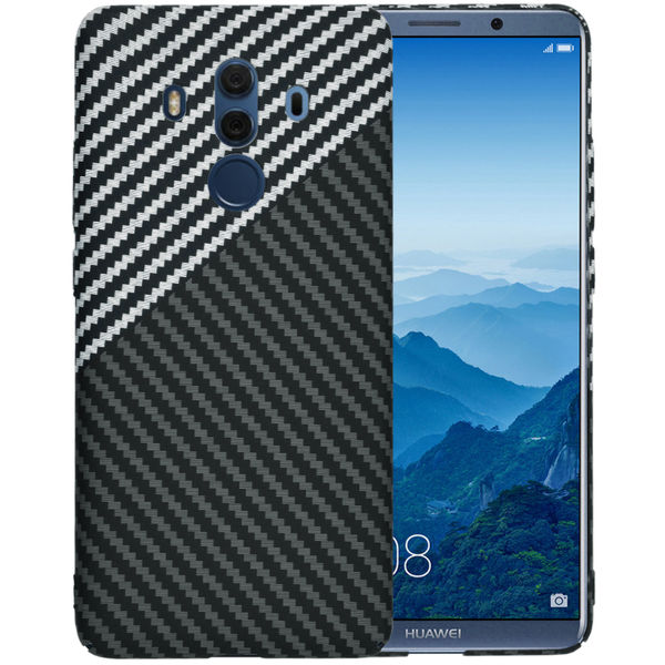Techsuit - Carbonite FiberShell - Huawei Mate 10 Pro - Stealth Gray