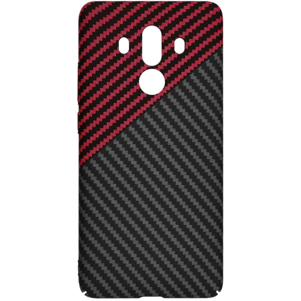Techsuit - Carbonite FiberShell - Huawei Mate 10 Pro - Red Vortex