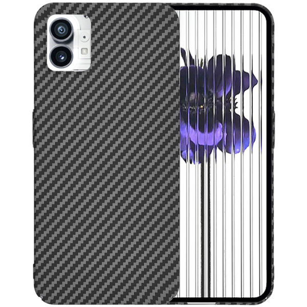 Techsuit - Carbonite FiberShell - Nothing Phone (1) - Black