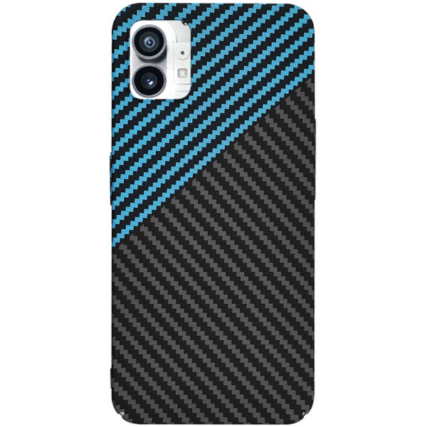 Techsuit - Carbonite FiberShell - Nothing Phone (1) - Blue Pulse