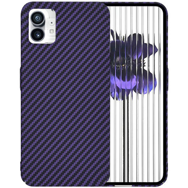 Techsuit - Carbonite FiberShell - Nothing Phone (1) - Purple