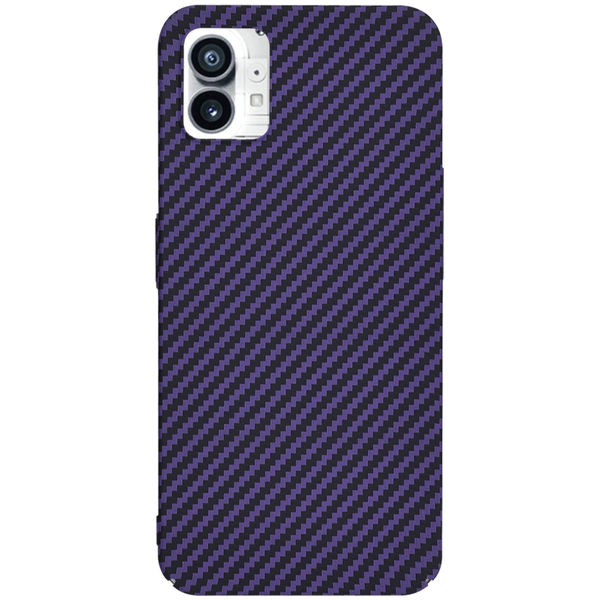 Techsuit - Carbonite FiberShell - Nothing Phone (1) - Purple