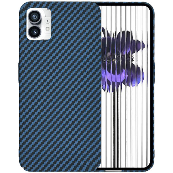 Techsuit - Carbonite FiberShell - Nothing Phone (1) - Cyan