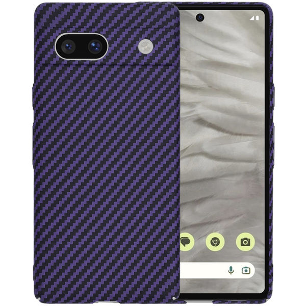 Techsuit - Carbonite FiberShell - Google Pixel 7a - Purple