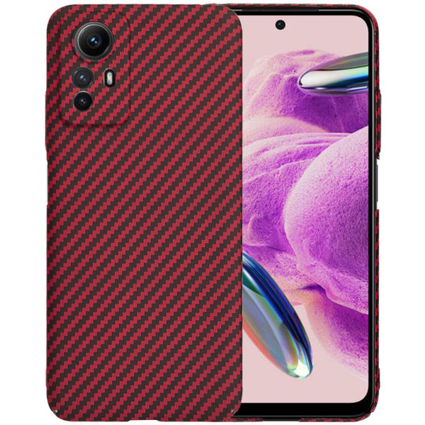 Techsuit - Carbonite FiberShell - Xiaomi Redmi Note 12S - Red