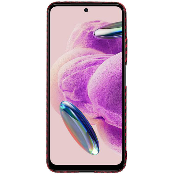 Techsuit - Carbonite FiberShell - Xiaomi Redmi Note 12S - Red
