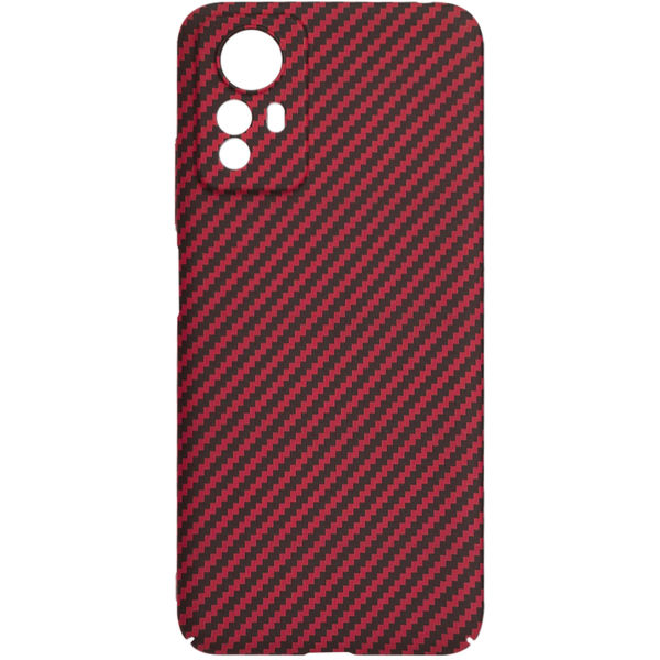 Techsuit - Carbonite FiberShell - Xiaomi Redmi Note 12S - Red