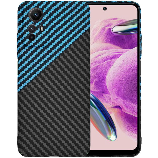 Techsuit - Carbonite FiberShell - Xiaomi Redmi Note 12S - Blue Pulse