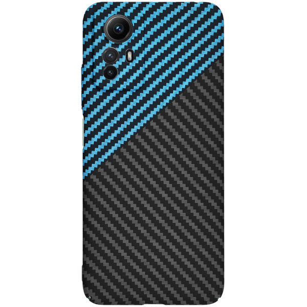 Techsuit - Carbonite FiberShell - Xiaomi Redmi Note 12S - Blue Pulse
