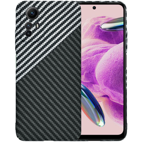 Techsuit - Carbonite FiberShell - Xiaomi Redmi Note 12S - Stealth Gray