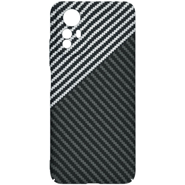 Techsuit - Carbonite FiberShell - Xiaomi Redmi Note 12S - Stealth Gray