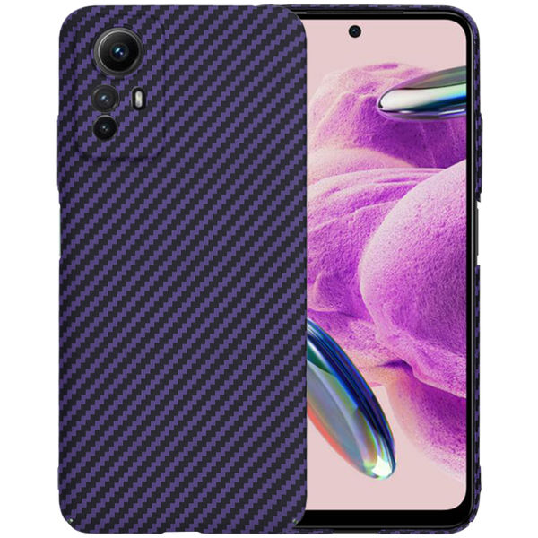 Techsuit - Carbonite FiberShell - Xiaomi Redmi Note 12S - Purple