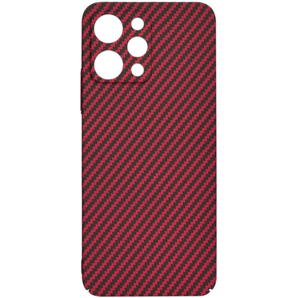Techsuit - Carbonite FiberShell - Xiaomi Redmi 12 4G / 12 5G - Red