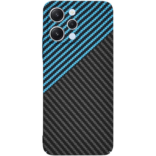 Techsuit - Carbonite FiberShell - Xiaomi Redmi 12 4G / 12 5G - Blue Pulse