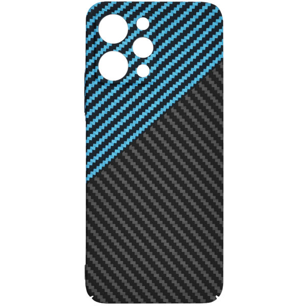 Techsuit - Carbonite FiberShell - Xiaomi Redmi 12 4G / 12 5G - Blue Pulse