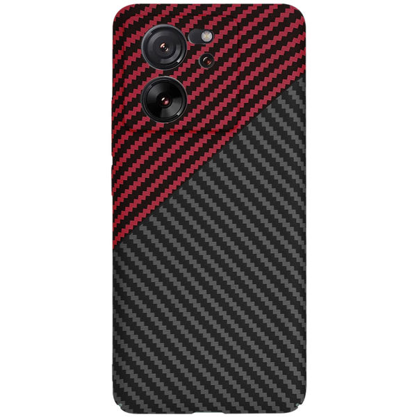Techsuit - Carbonite FiberShell - Xiaomi 13T / 13T Pro - Red Vortex