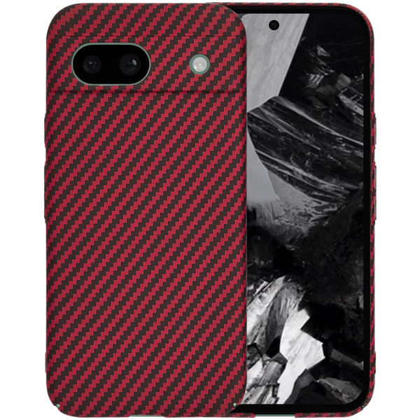 Techsuit - Carbonite FiberShell - Google Pixel 8a - Red