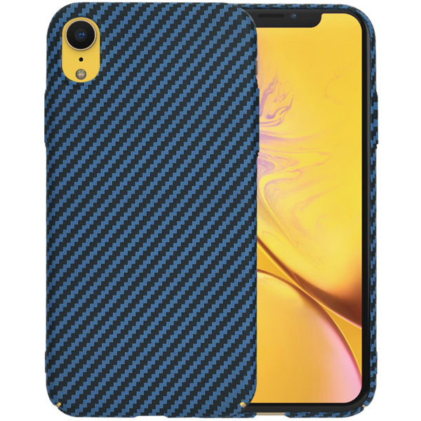 Techsuit - Carbonite FiberShell - iPhone XR - Cyan