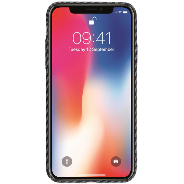 Techsuit - Carbonite FiberShell - iPhone X / iPhone XS - Black