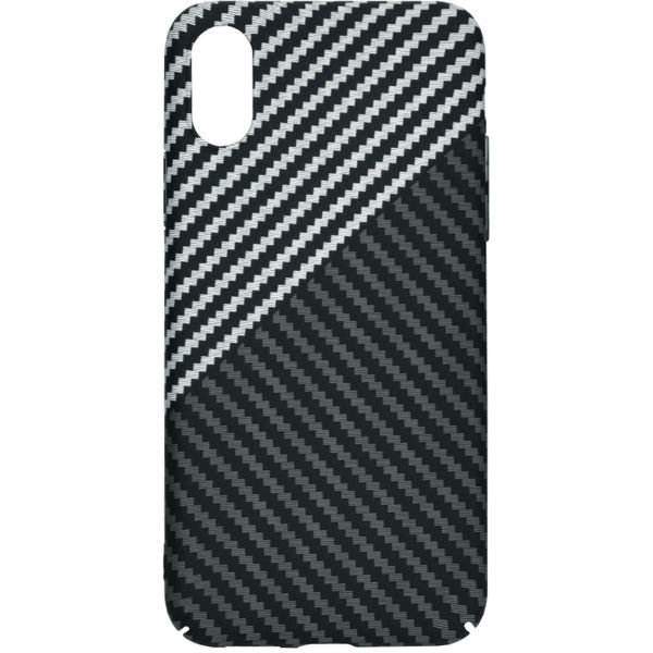 Techsuit - Carbonite FiberShell - iPhone X / iPhone XS - Stealth Gray