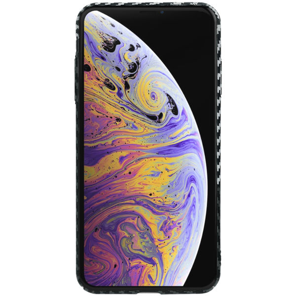 Techsuit - Carbonite FiberShell - iPhone XS Max - Stealth Gray