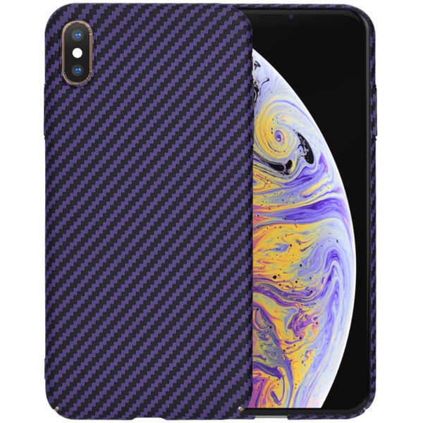 Techsuit - Carbonite FiberShell - iPhone XS Max - Purple