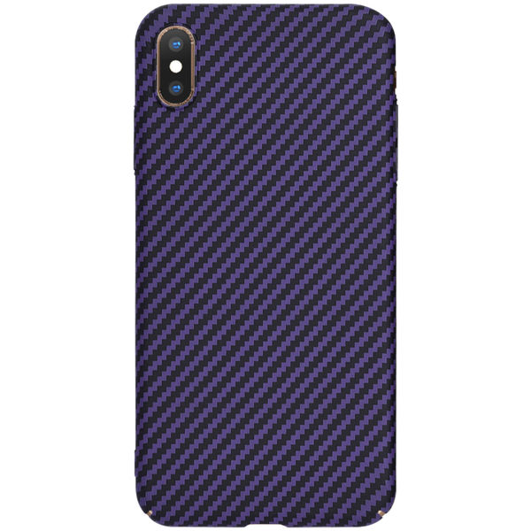 Techsuit - Carbonite FiberShell - iPhone XS Max - Purple