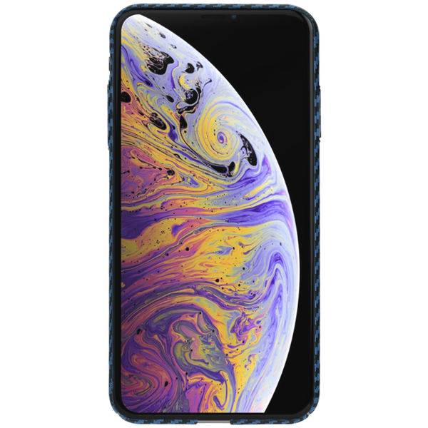 Techsuit - Carbonite FiberShell - iPhone XS Max - Cyan