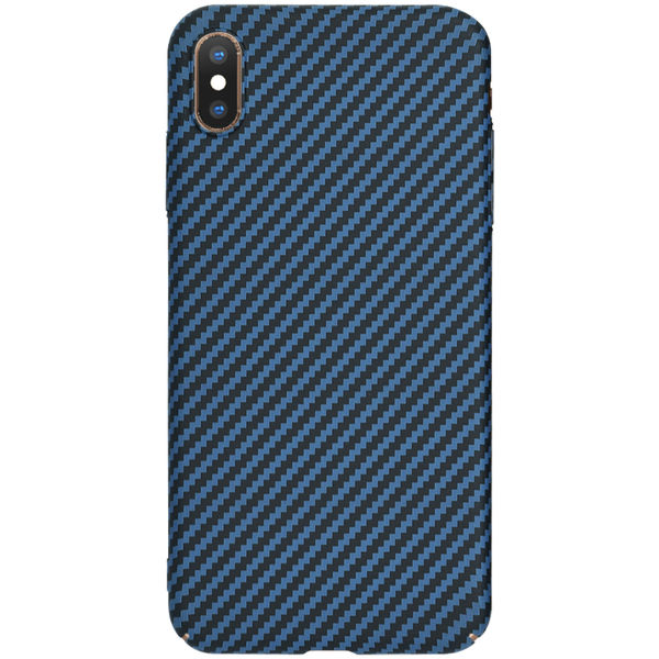 Techsuit - Carbonite FiberShell - iPhone XS Max - Cyan