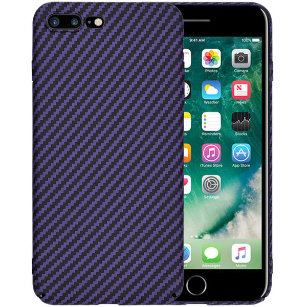 Techsuit - Carbonite FiberShell - iPhone 7 Plus / iPhone 8 Plus - Purple