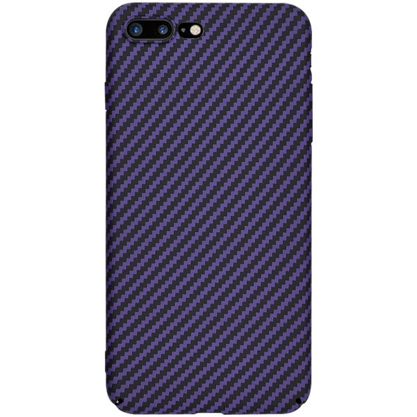Techsuit - Carbonite FiberShell - iPhone 7 Plus / iPhone 8 Plus - Purple