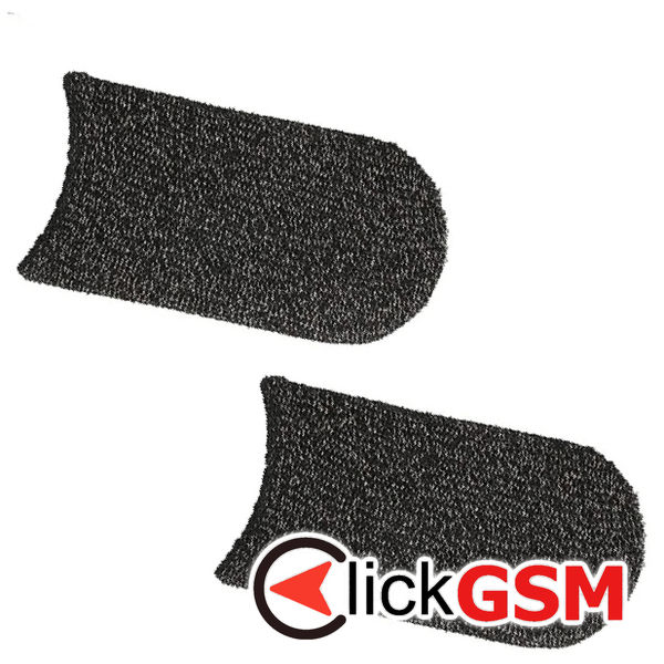 Techsuit - Mobile Gaming Finger Sleeve (FS3-01) - for Peaceful Elite, King of Glory, Call of Duty, 40x20mm - Black