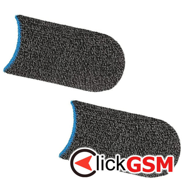 Techsuit - Mobile Gaming Finger Sleeve (FS3-03) - for Peaceful Elite, King of Glory, Call of Duty, 40x20mm - Blue