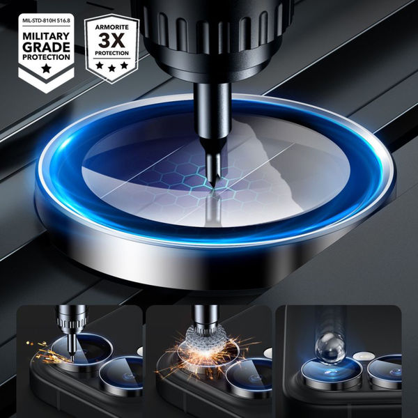 ESR - Armorite Camera Lens Protectors - iPhone 16 / iPhone 16 Plus - Black