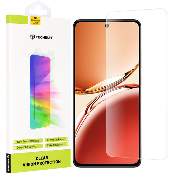Techsuit - Clear Vision Glass - Oppo Reno12 F 4G / Reno12 F 5G / Reno12 FS - Transparent