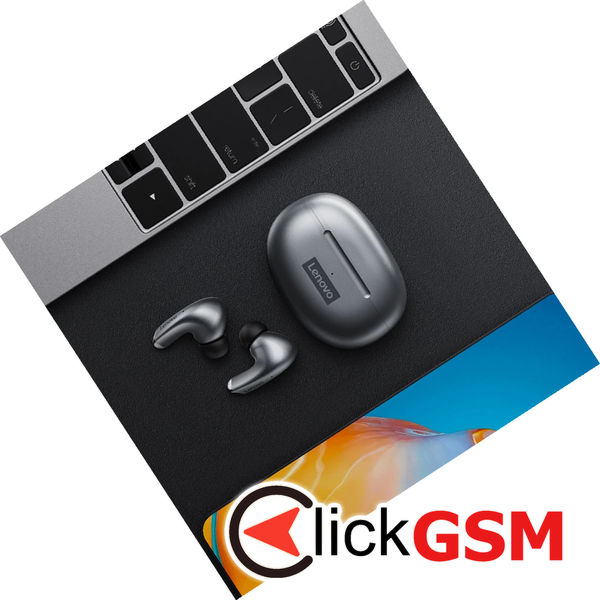 Lenovo - Wireless Earbuds ThinkPlus (LP5) - True Wireless Stereo, Bluetooth V5.2, Noise Reduction - Grey