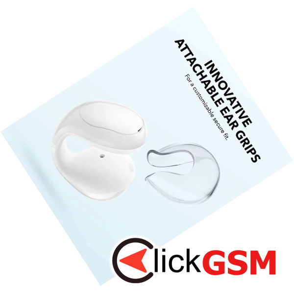 Anker - Wireless Earbuds SoundCore C30i (A3330G21) - Bluetooth 5.3, Open-Ear, IPX4, Noise Reduction, Microphone - White