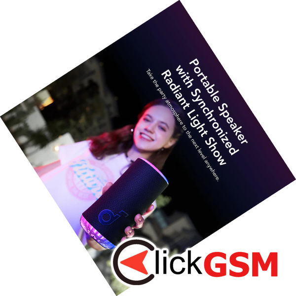 Anker - Wireless Speaker SoundCore Glow (A3166G31) - 360° Sound, 30W, IP67 - Blue