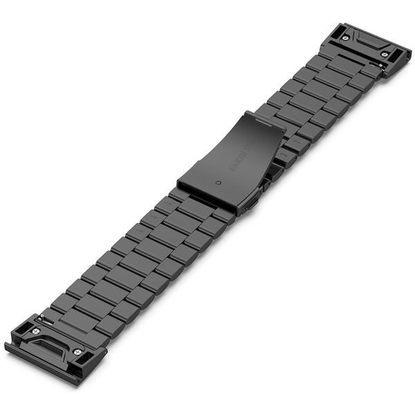 Techsuit - Watchband QuickFit 26mm (W010) - Garmin Fenix 3/3 HR/5X/5X Plus/6X/6X Pro/7X/7X Pro Solar - Black