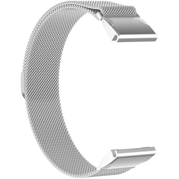 Techsuit - Watchband QuickFit 22mm (W009) - Garmin Fenix 5/5 Plus 6/6 Pro/7/Forerunner 935/945/955/Approach S60/S62 - Silver