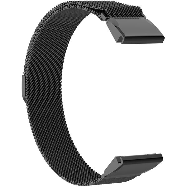 Techsuit - Watchband QuickFit 26mm (W009) - Garmin Fenix 3/3 HR/5X/5X Plus/6X/6X Pro/7X/7X Pro Solar - Black