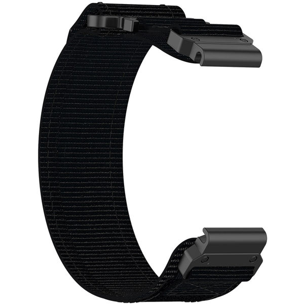 Techsuit - Watchband QuickFit 22mm (W057) - Garmin Fenix 5/5 Plus 6/6 Pro/7/Forerunner 935/945/955/Approach S60/S62 - Black