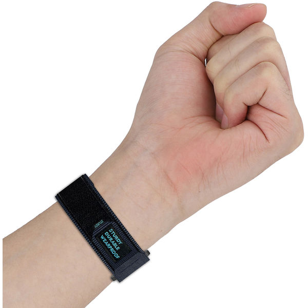 Techsuit - Watchband QuickFit 22mm (W057) - Garmin Fenix 5/5 Plus 6/6 Pro/7/Forerunner 935/945/955/Approach S60/S62 - Black