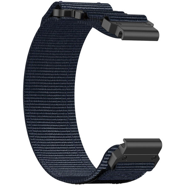 Techsuit - Watchband QuickFit 22mm (W057) - Garmin Fenix 5/5 Plus 6/6 Pro/7/Forerunner 935/945/955/Approach S60/S62 - Navy Blue