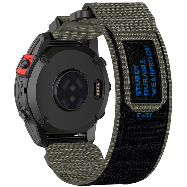 Techsuit - Watchband QuickFit 22mm (W057) - Garmin Fenix 5/5 Plus 6/6 Pro/7/Forerunner 935/945/955/Approach S60/S62 - Gray