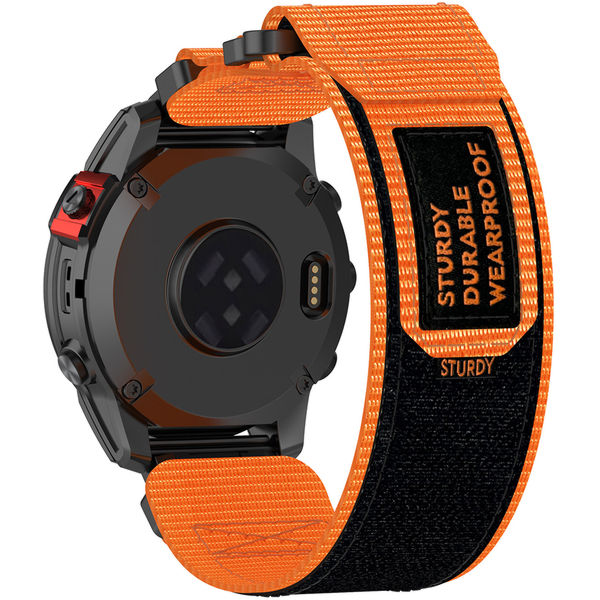 Techsuit - Watchband QuickFit 22mm (W057) - Garmin Fenix 5/5 Plus 6/6 Pro/7/Forerunner 935/945/955/Approach S60/S62 - Orange