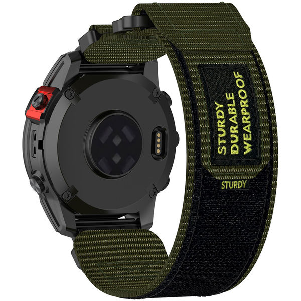 Techsuit - Watchband QuickFit 20mm (W057) - Instinct 2S/2S Solar/Approach S70 42mm/fenix 7S Pro Sapphire Solar - Green