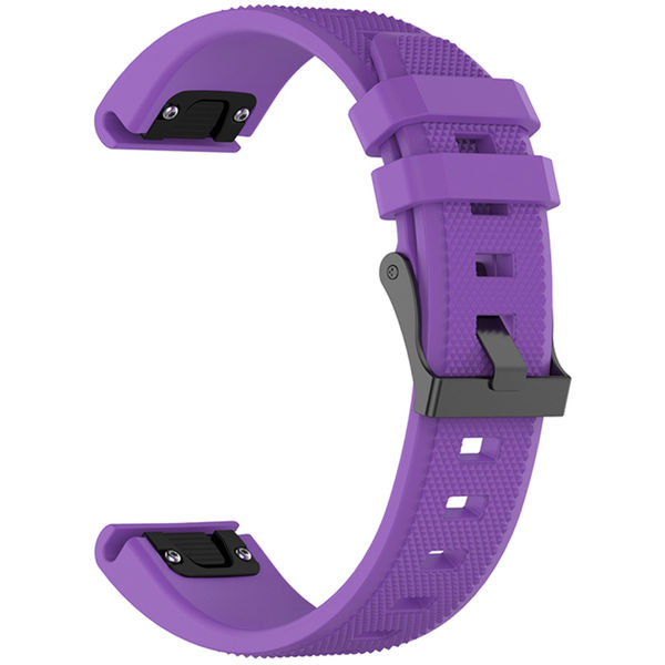 Techsuit - Watchband QuickFit 26mm (W058) - Garmin Fenix 3/3 HR/5X/5X Plus/6X/6X Pro/7X/7X Pro Solar - Purple