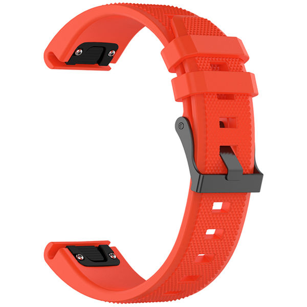 Techsuit - Watchband QuickFit 26mm (W058) - Garmin Fenix 3/3 HR/5X/5X Plus/6X/6X Pro/7X/7X Pro Solar - Orange