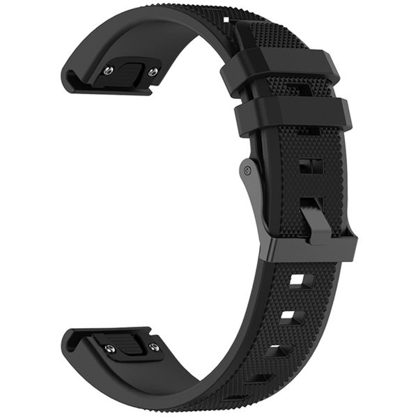 Techsuit - Watchband QuickFit 20mm (W058) - Instinct 2S/2S Solar/Approach S70 42mm/fenix 7S Pro Sapphire Solar - Black